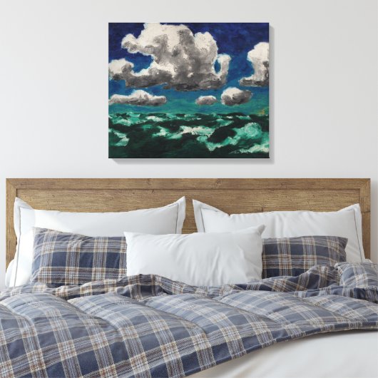 Summer Clouds | Emil Nolde | Canvas Afdruk (Insitu (Slaapkamer))