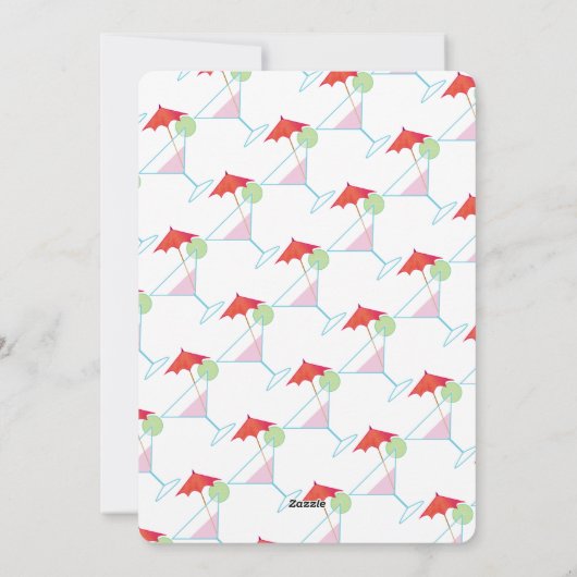 Summer Cocker Spaniel Beach Party Invitation (Dos)