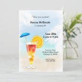 Summer Cocktail Kaart (Staand voorkant)