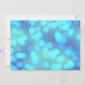 Summer Cocktail Party Blue Invitation Kaart (Achterkant)