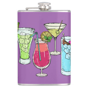 Summer Cocktails, maatkolf Heupfles