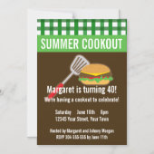Summer Cookout Magnetische Uitnodiging (Voorkant)