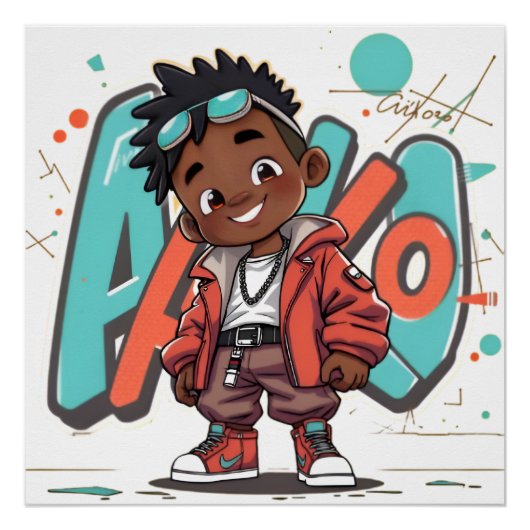 Summer Cool Jay ~ AiKo Kids Perfect Poster (Voorkant)