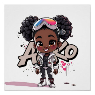 Summer Cool Joy ~ AiKo Kids Perfect Poster