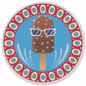 summer cool sticker (Voorkant)