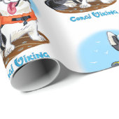 Summer Corgi Cadeaupapier (Rol Hoek)