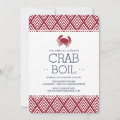 Summer Crab Boil Party Kaart (Voorkant)