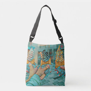 Summer Cream lovers Crossbody Tas