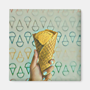 Summer Cream lovers Magneet