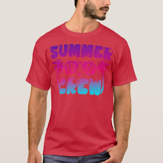 Summer Crew 2023 Strand Zomer Familie Vakantie T-shirt