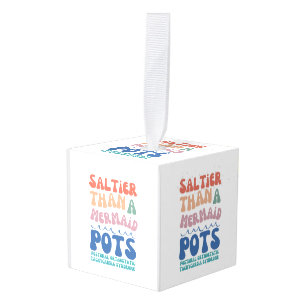 Summer Cube Ornament