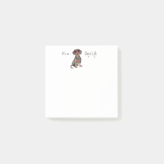 Summer Dachshund Post-it® Notes (Voorkant)