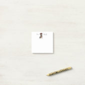Summer Dachshund Post-it® Notes (Op bureau)