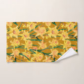 Summer Daffodil Pattern Bad Handdoek (Handdoek)