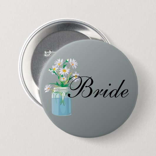 Summer Daisies Button (Voorkant /achterkant)