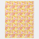 Summer Daisies Fleece Blanket (Voorkant)