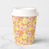 Summer Daisies Paper Cups Papieren Bekers (Rechts)