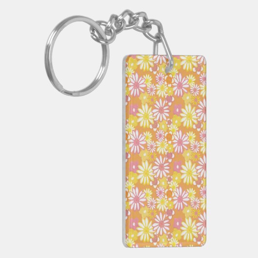 Summer Daisies Sleutelhanger (Voorkant Links)
