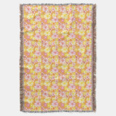 Summer Daisies Throw Deken (Voorkant Verticaal)