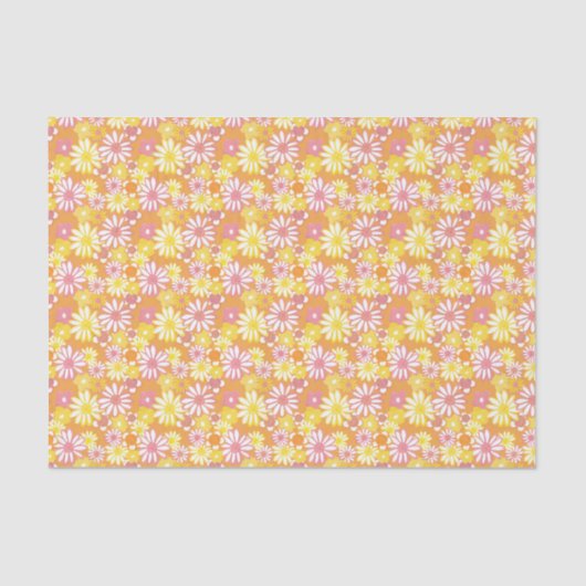 Summer Daisies Tissue Paper Tissuepapier (Voorkant)