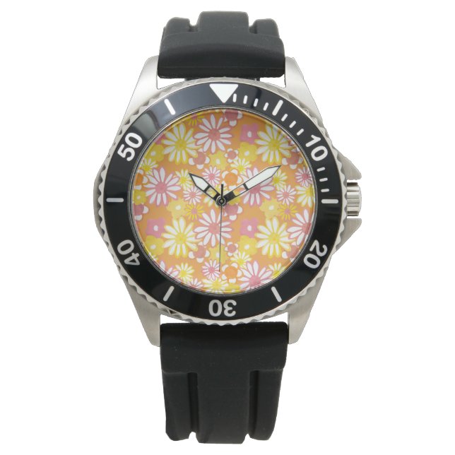 Summer Daisies Watch Horloge (Voorkant)