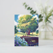 Summer Day Picnic Briefkaart (Staand voorkant)