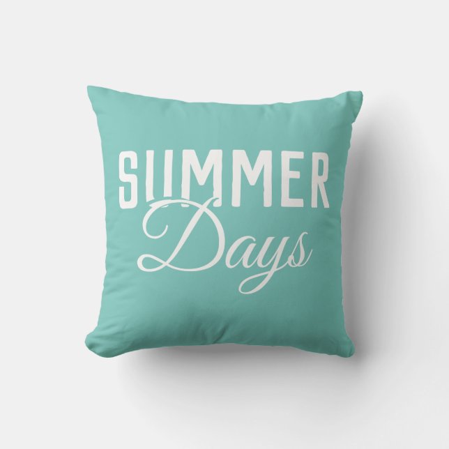 SUMMER DAYS-typografie | Buitenkussen (Voorkant)