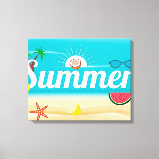 Summer Delights Canvas Afdruk (Voorkant)