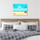 Summer Delights Canvas Afdruk (Insitu (Slaapkamer))