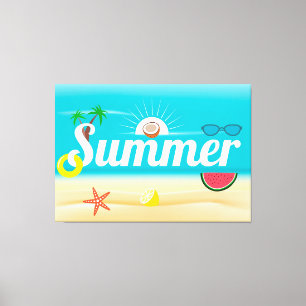 Summer Delights Canvas Afdruk