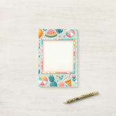 Summer Design Post-it® notes, 4" x 6" Post-it® Notes (Op bureau)