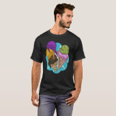 Summer Dessert Ice Cream Cone Sweets Ice Cream T-shirt (Voorkant volledig)
