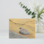 Summer Dory - Boat op de kust Briefkaart (Staand voorkant)