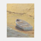 Summer Dory - Boat op de kust Fleece Deken (Voorkant)
