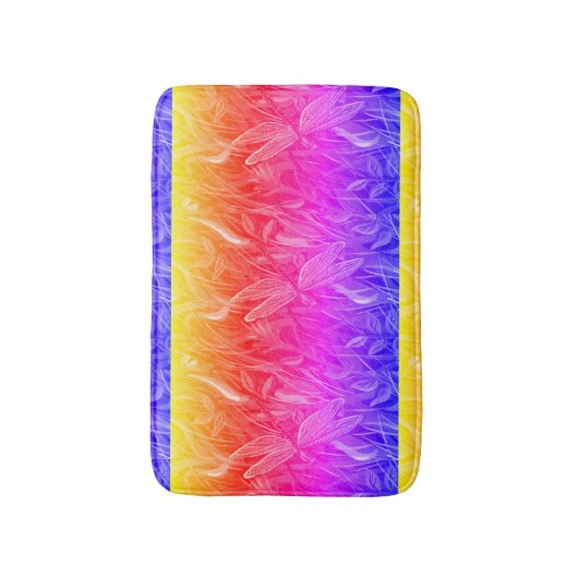 Summer Dragonfly Bath Mat (Voorkant Verticaal)