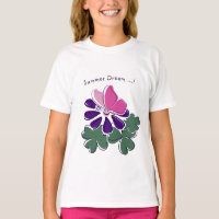 Summer Dream - Roze Vlinder Paarse Bloem Doodle