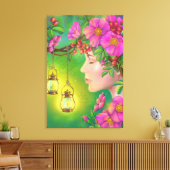 Summer Dreams Stretted Canvas Print (Insitu (Woonkamer))