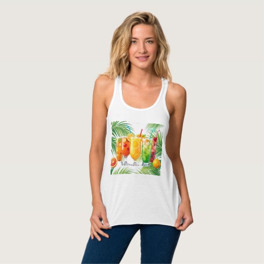 Summer Drinks Tanktop (Volledige Voorkant)
