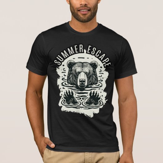 Summer Escape - Duik in de Natuur T-shirt (Voorkant)