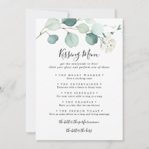 Summer Eucalyptus Weddenschap Kissingmenu Spel Kaa