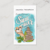 Summer Event Planner Catering Visitekaartje (Voorkant)