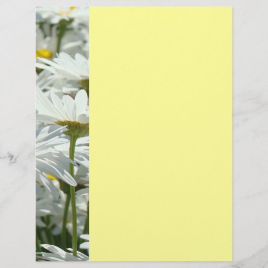 Summer Events Flyers Party Daisy Flowers Floral (Voorkant)