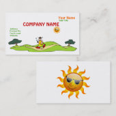 Summer Exercise Funny Visitekaartje (Voorkant / Achterkant)