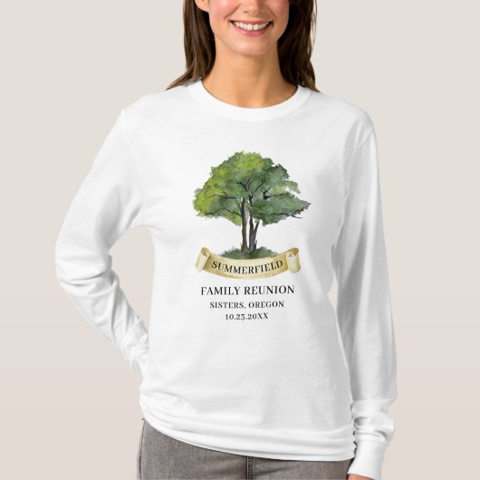 Summer Family Reunion Tree Matching Keepomwille T-shirt (Voorkant)