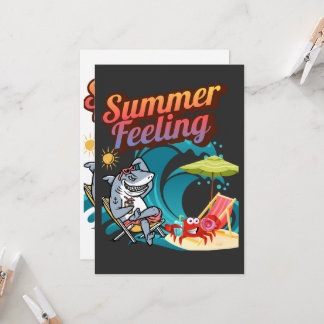 "Summer Feeling"  Einladung Kaart