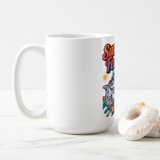 "Summer Feeling" Koffiemok (Met donut)