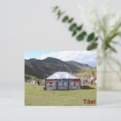 Summer Festival Tent Briefkaart (Staand voorkant)