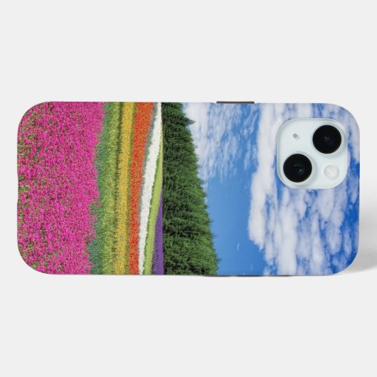 Summer Field Rows of Flowers Case-Mate iPhone Case (Achterkant (horizontaal))