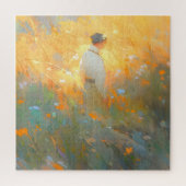 Summer Fields anime impressionisme Legpuzzel (Verticaal)