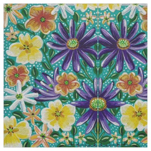 Summer Fields Fabric Stof (Swatch)